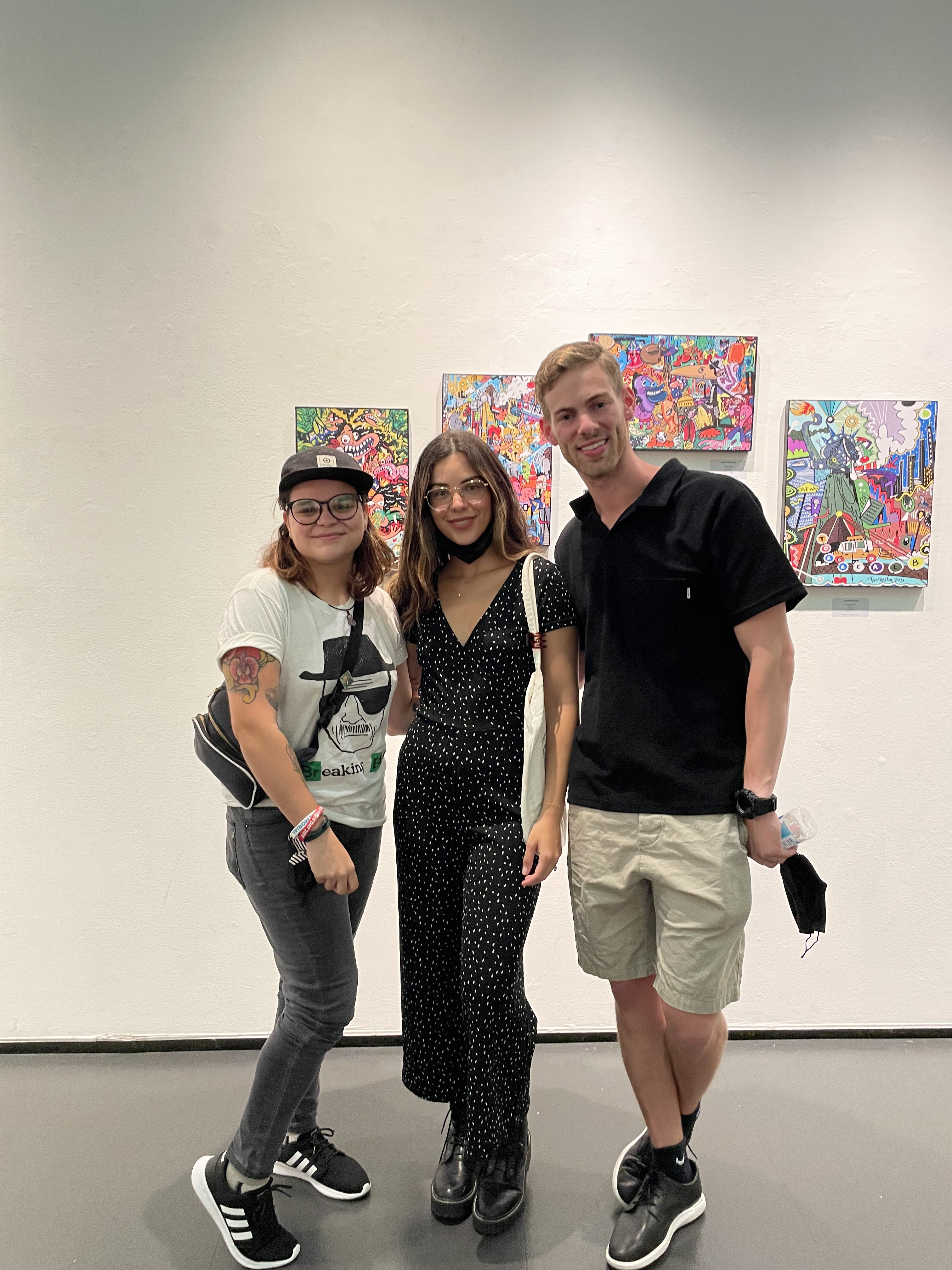 Imagen de la exposición de @rubbycobain en Nueva York durante Venezuelan Art Fair.