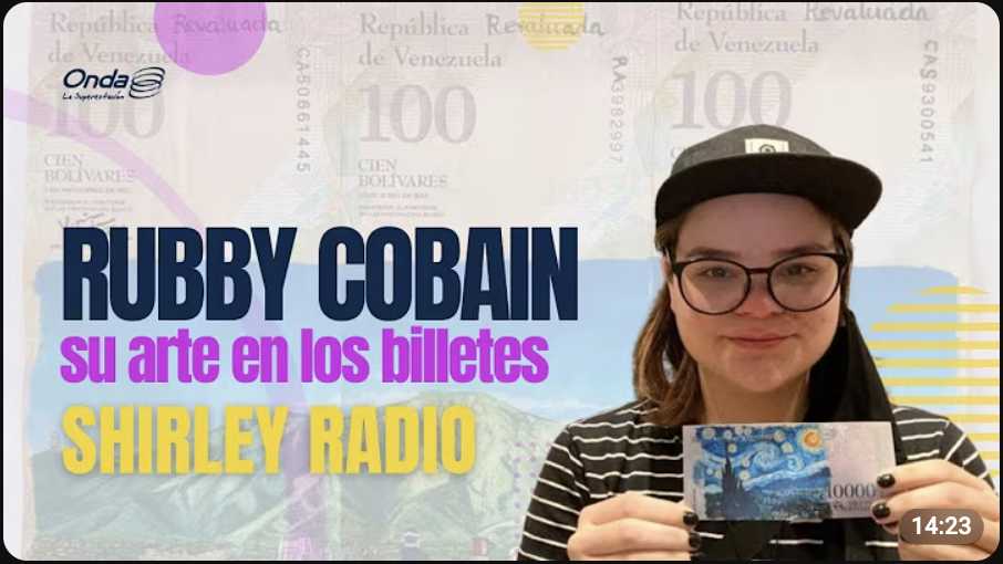 Rubby Cobain nos cuenta cómo interviene con su arte los billetes